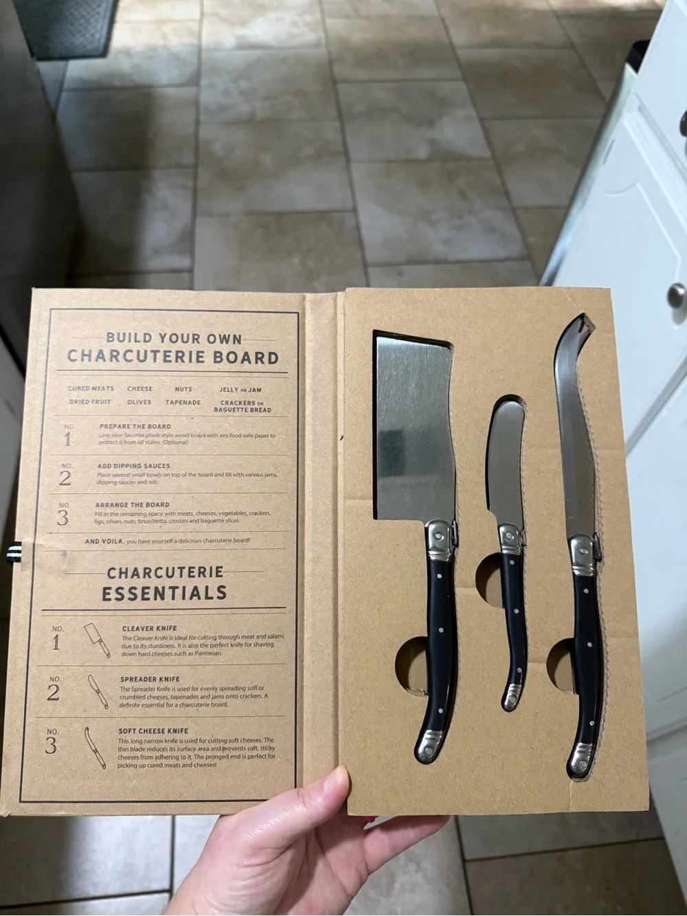 Charcuterie Essentials Knife Set - Brown